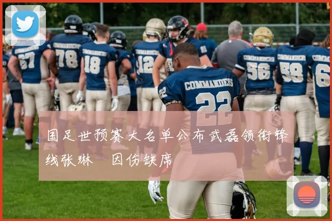 国足世预赛大名单公布武磊领衔锋线张琳芃因伤缺席